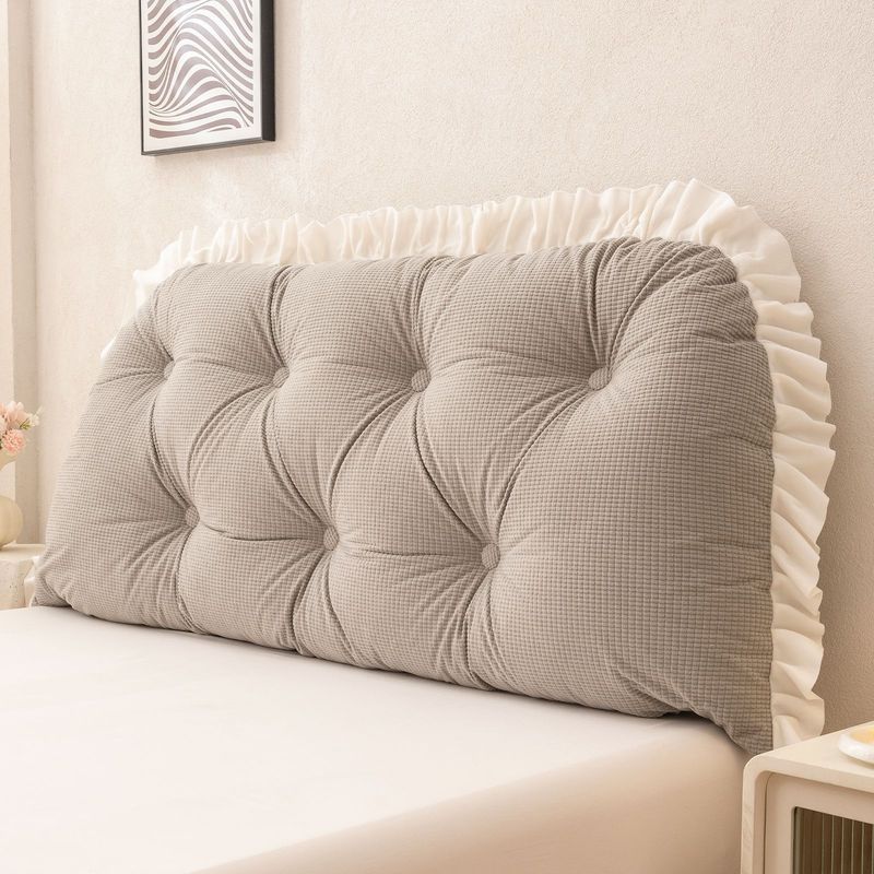 Almofada de Cabeceira com Baba - Headboard Cushion Backrest Tatami avaliação e preço