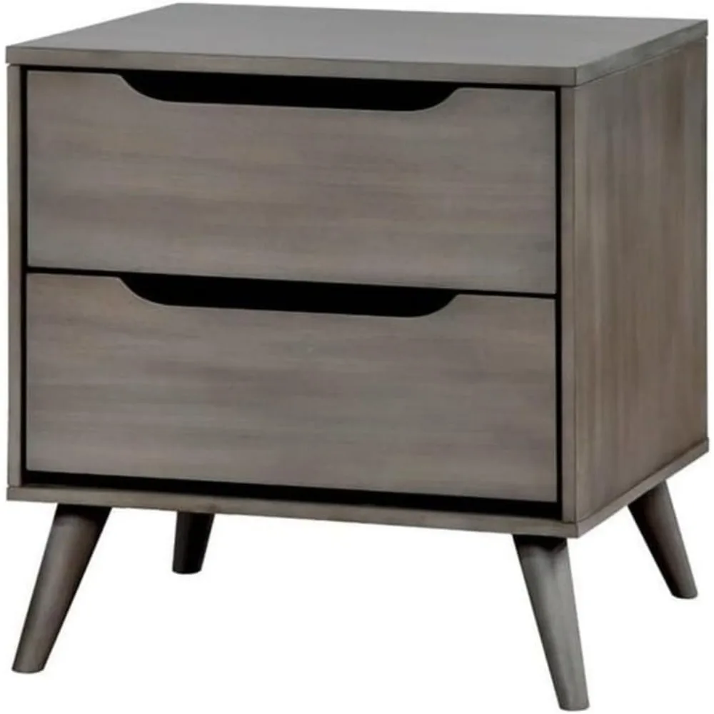 Para mesa de cabeceira de made - Solid Wood Nightstand 2 Drawers avaliação e preço