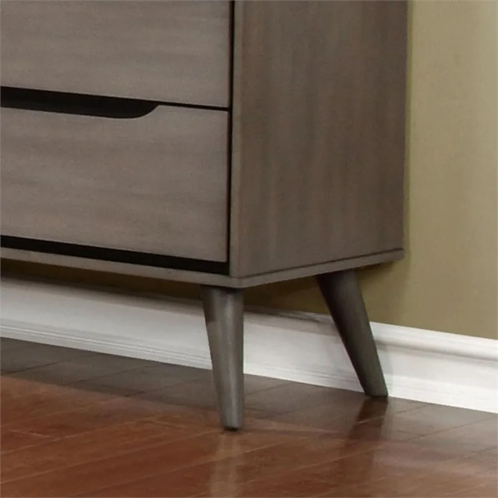 Para mesa de cabeceira de made - Solid Wood Nightstand 2 Drawers avaliação e preço