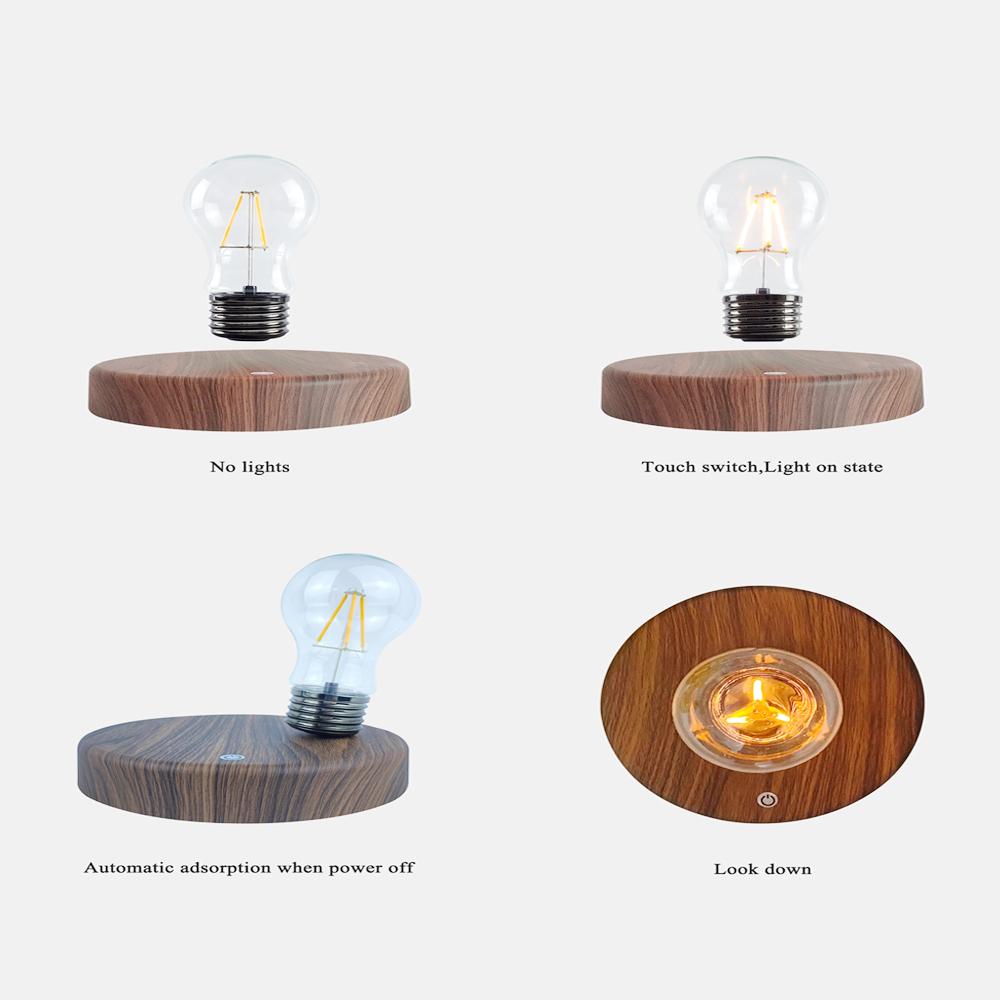 Lâmpada de levitação magnética - Floating Nightstand With Led Light avaliação e preço