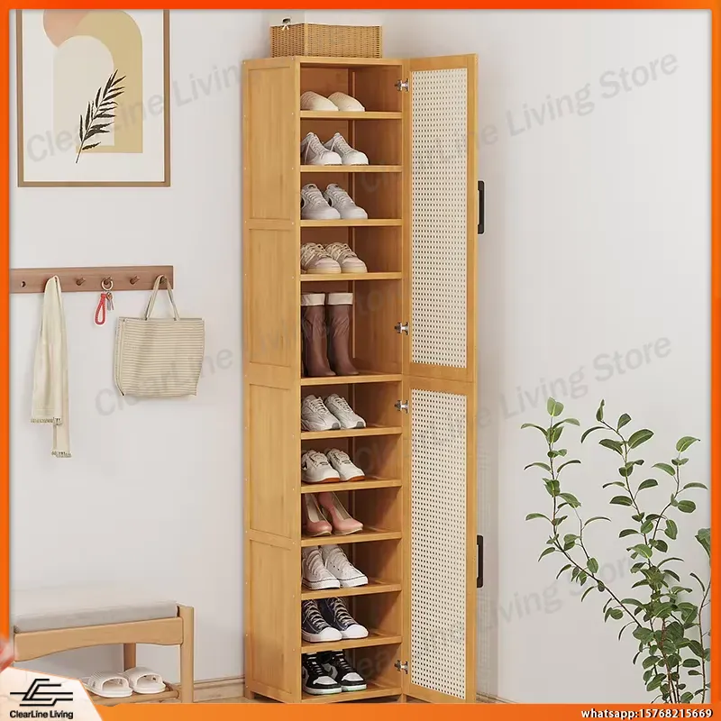 Sapateira Moderna Multicamadas - Shoe Rack Cabinet Narrow Entryway avaliação e preço