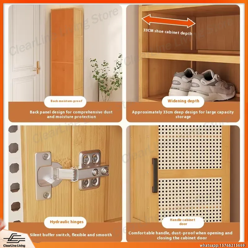 Sapateira Moderna Multicamadas - Shoe Rack Cabinet Narrow Entryway avaliação e preço