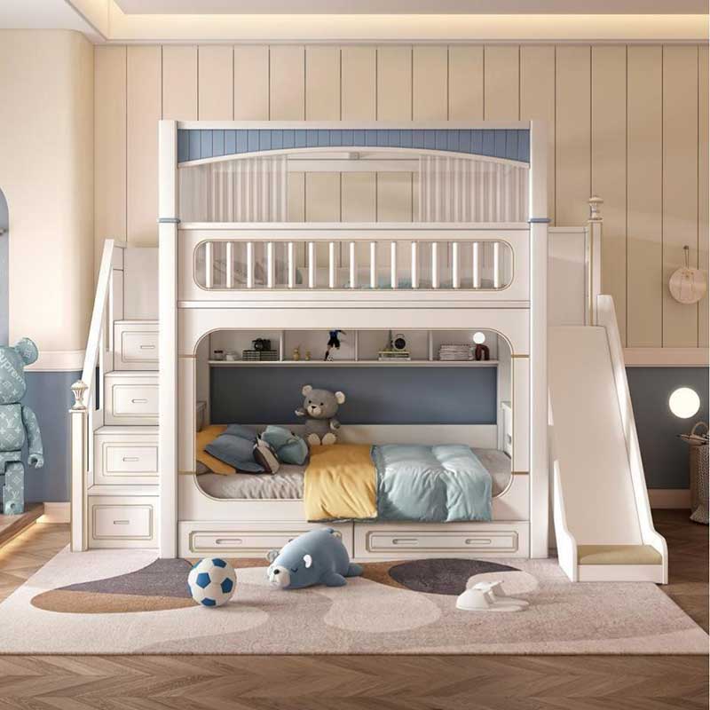 Conjuntos de Móveis Modernos p - Bunk Bed With Stairs And Slide avaliação e preço