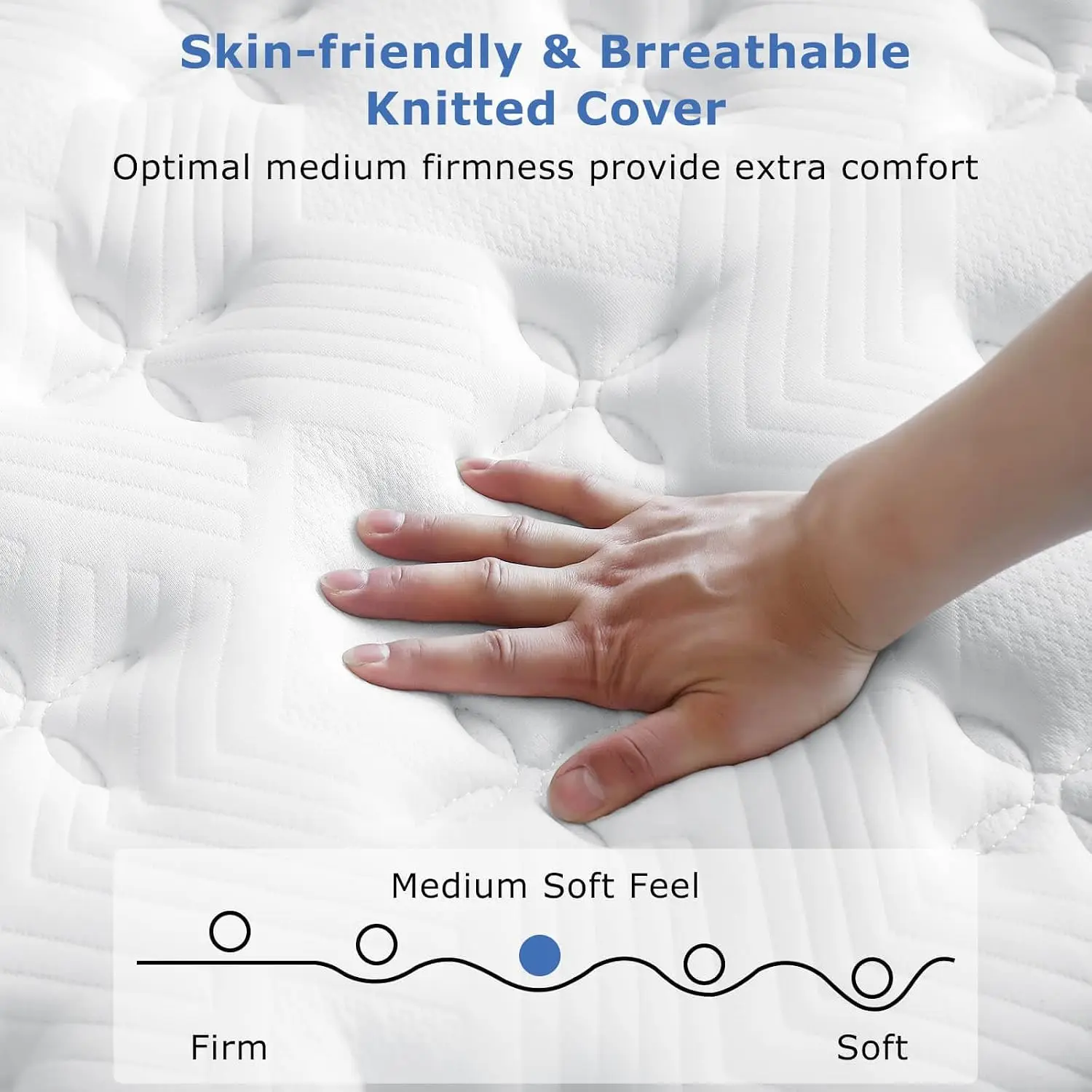 Colchão Queen, Híbrido de Firm - Memory Foam Mattress In A Box Queen avaliação e preço