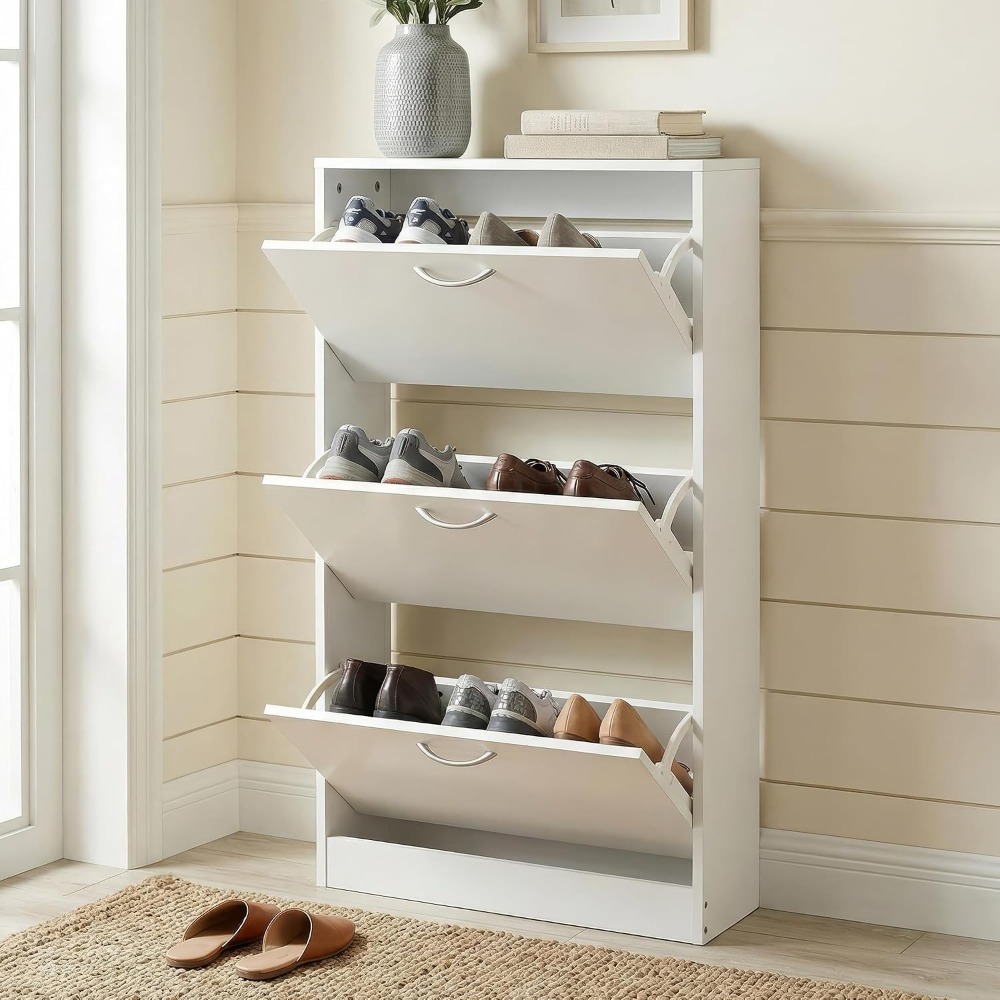 Armário de Sapatos Estreito pa - Shoe Rack Cabinet Narrow Entryway avaliação e preço