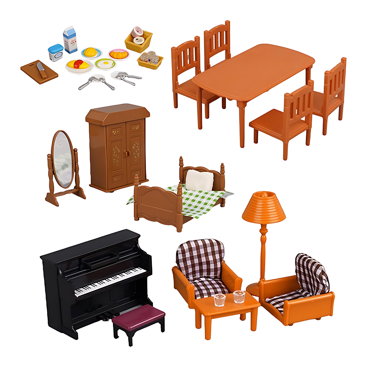 Móveis em Miniatura 1:12 para  - Bedroom Furniture avaliação e preço