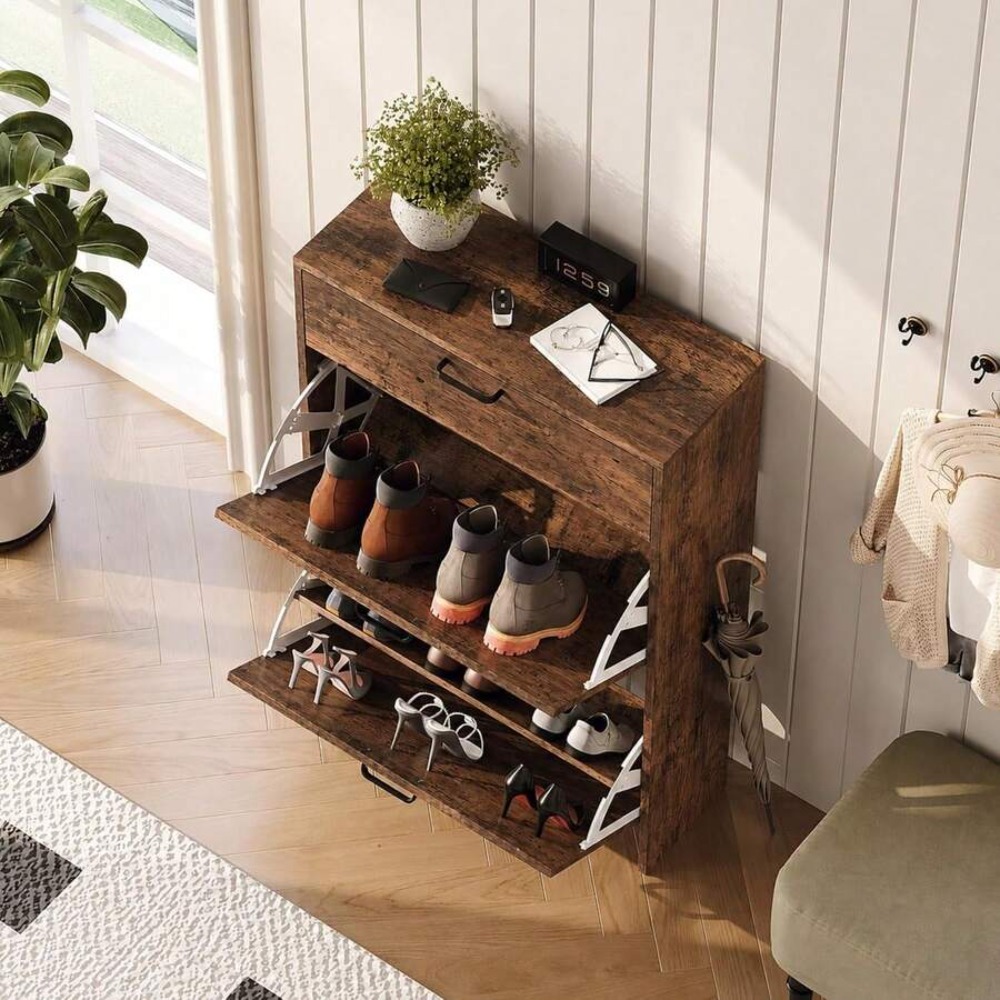 Armário de Sapatos Estreito pa - Shoe Rack Cabinet Narrow Entryway avaliação e preço