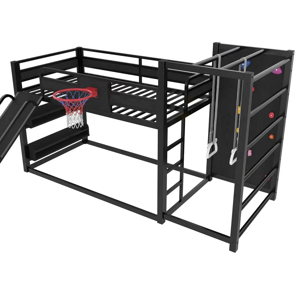 Beliche de Metal Duplo com Ces - Bunk Bed With Stairs And Slide avaliação e preço