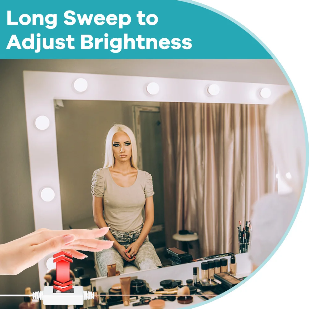 Luzes LED de Maquiagem para Mu - Dressing Table Vanity With Lighted Mirror avaliação e preço
